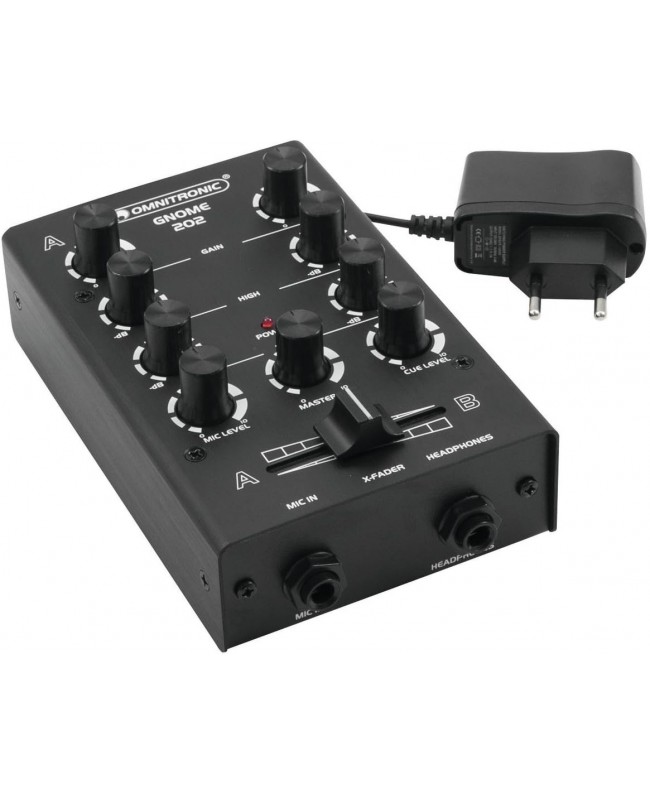 Omnitronic GNOME 202 Black DJ mixers