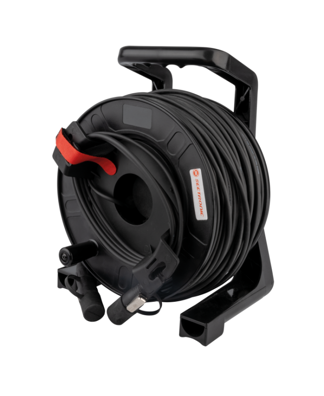 Seetronic Multimode fiber optic cable 100 m FiberLink opticalCON Cable Drums