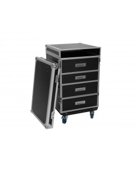 ROADINGER Universal Drawer Case WDS-2 with wheels Rack 19"