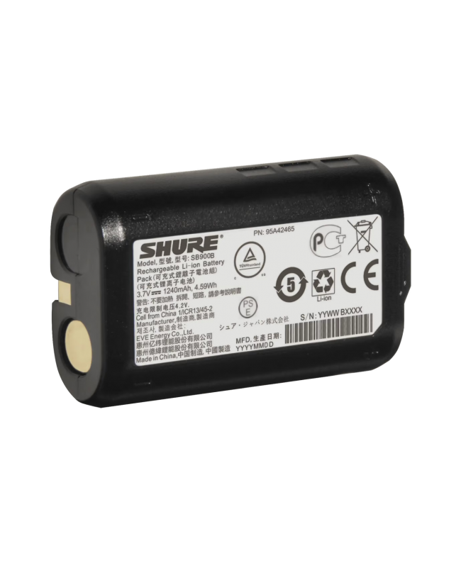 SHURE SB900B Alimentatori & batterie