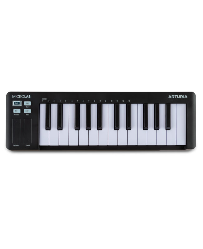 ARTURIA MicroLab mk3 Black MIDI Master Keyboards