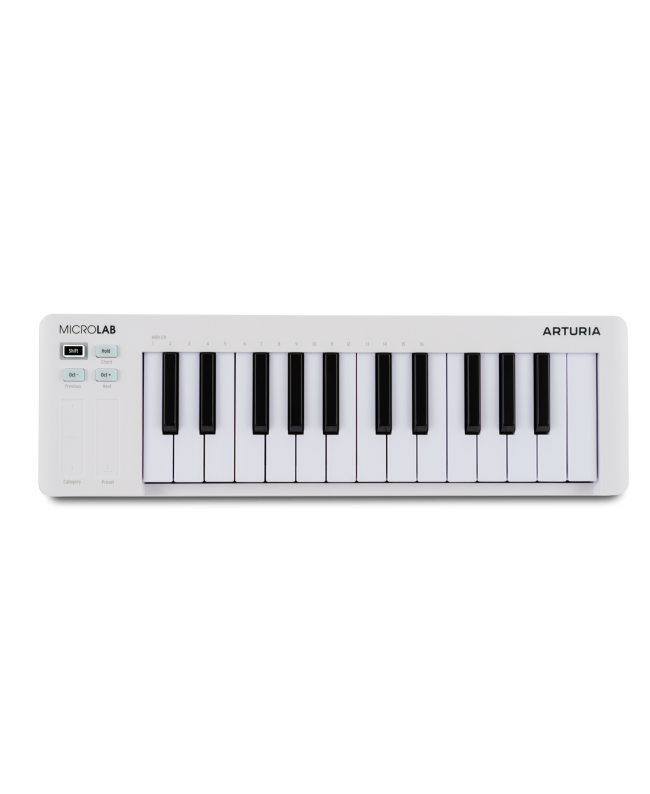 ARTURIA MicroLab mk3 White MIDI Masterkeyboards