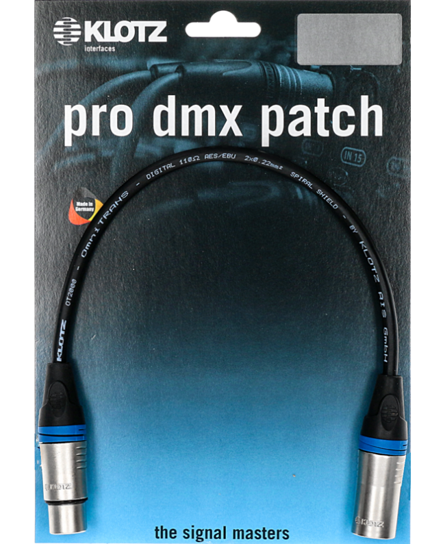 KLOTZ LX3-5X1K2-00.3 DMX Cables