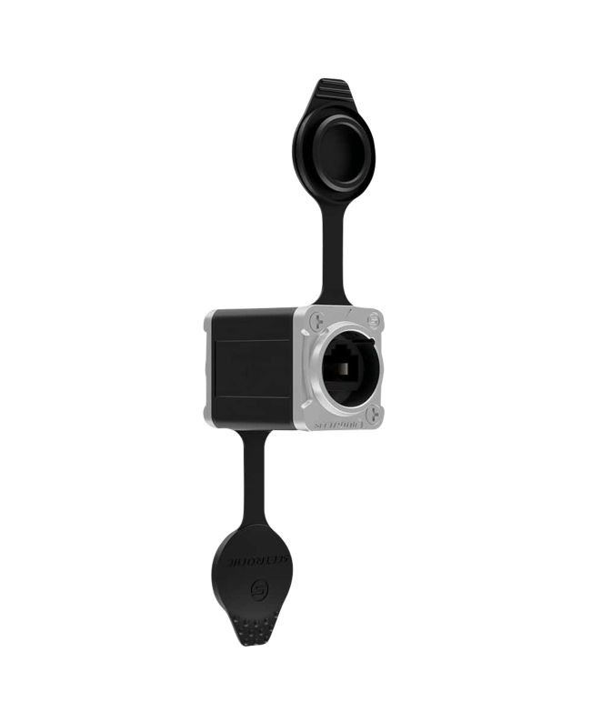 Seetronic RJ45 Feed-Through Connector Ethernet Kabelsteckverbinder