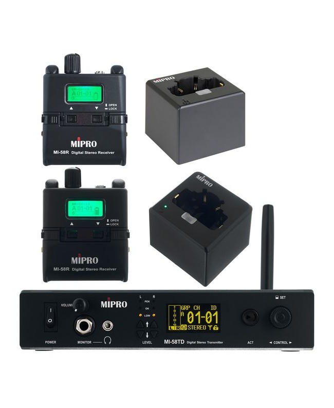 Mipro MI-58 DNT Twin Set Monitoring Systems