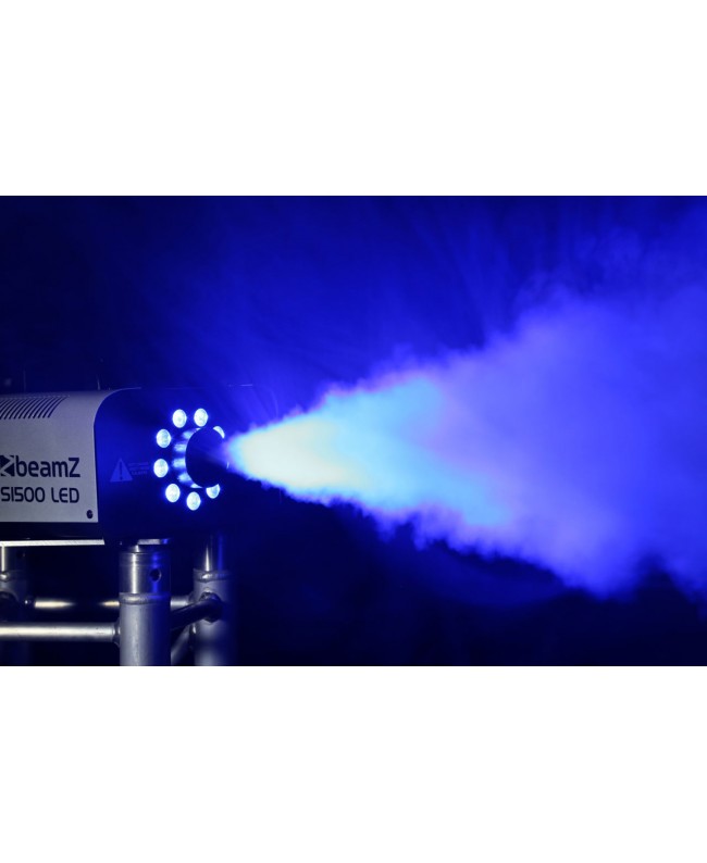 Beamz S1500LED 9X3W RGB DMX Macchine per nebbia