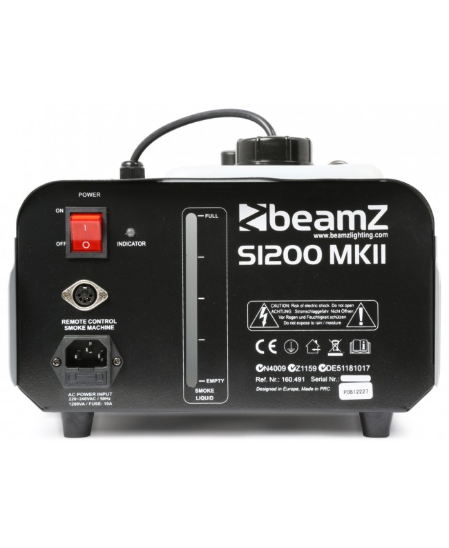 Beamz S1200 MKII Macchine per nebbia