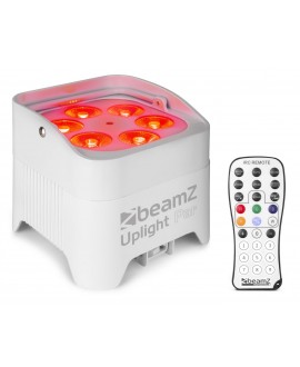 Beamz BBP96SW Uplight 6x12W 6in1 EL IRC Battery Lights