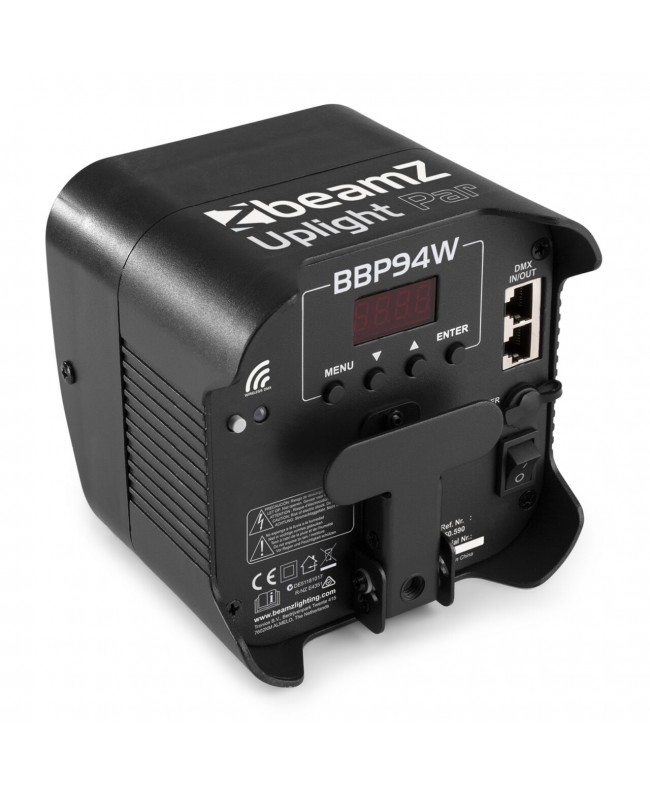 Beamz BBP94W Uplight 4x12W 6in1 EL IRC Batteriebetriebene Leuchten