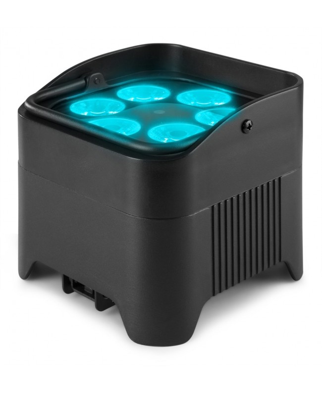Beamz BBP96SB Uplight 6x12W 6in1 EL IRC Fari LED a batteria