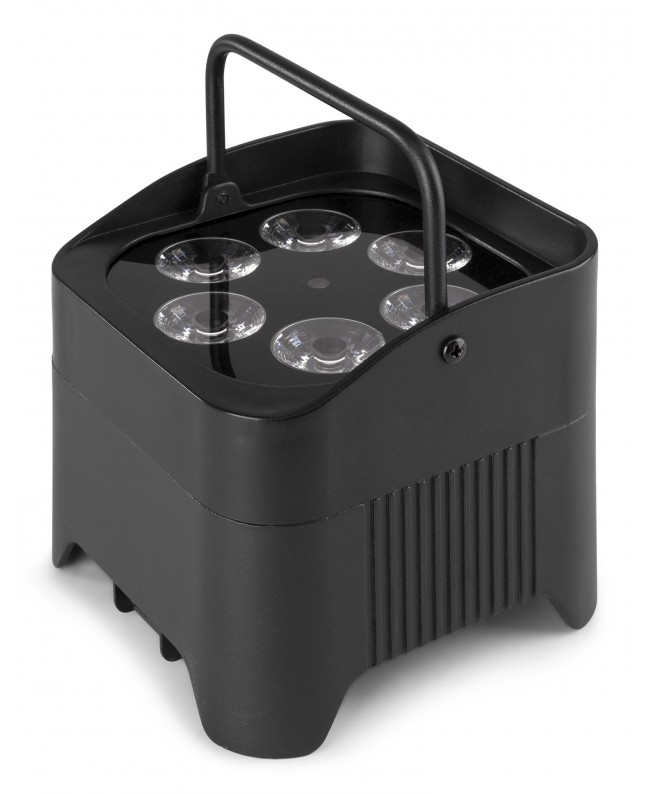 Beamz BBP96SB Uplight 6x12W 6in1 EL IRC Fari LED a batteria