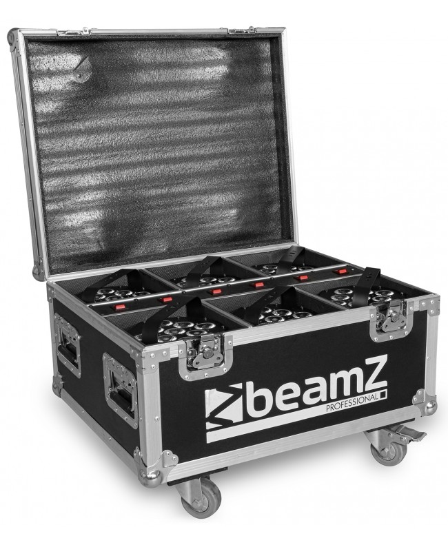 Beamz BBP60 Uplight Set 6pc.9x12W 6in1 FC Battery Lights