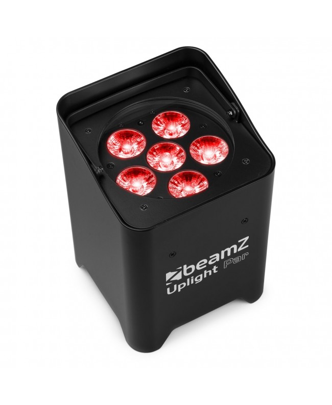 Beamz BBP62 Uplight Set IP65 6pc.6x12W FC Battery Lights