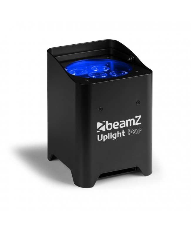 Beamz BBP62 Uplight Set IP65 6pc.6x12W FC Battery Lights