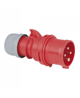PCE CEE 16 A/400 V - 4P Plug male CEE Kabelsteckverbinder