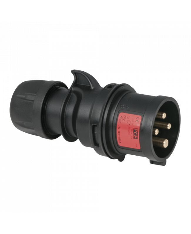 PCE CEE 16 A/400 V - 4P Plug male CEE Cable Connectors