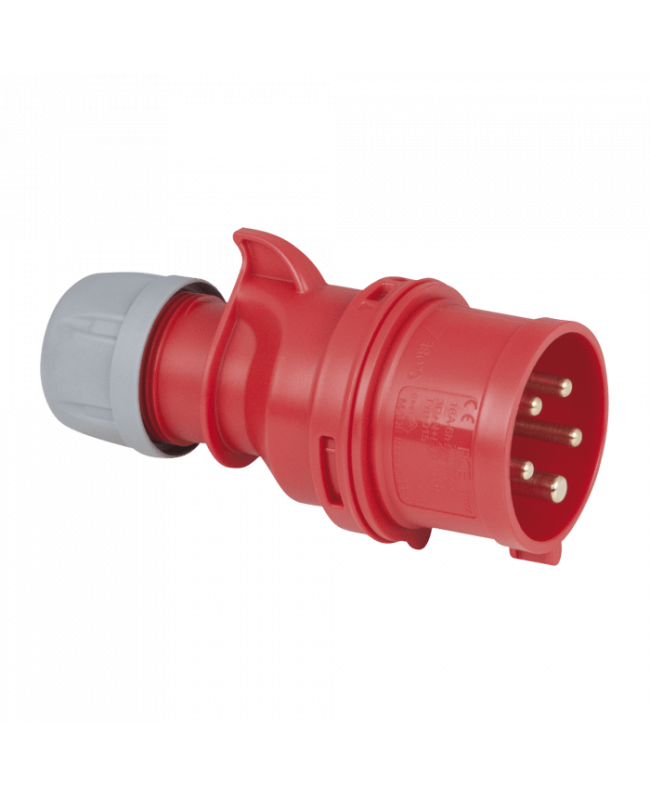 PCE CEE 16 A/400 V 5-pin Plug male CEE Cable Connectors
