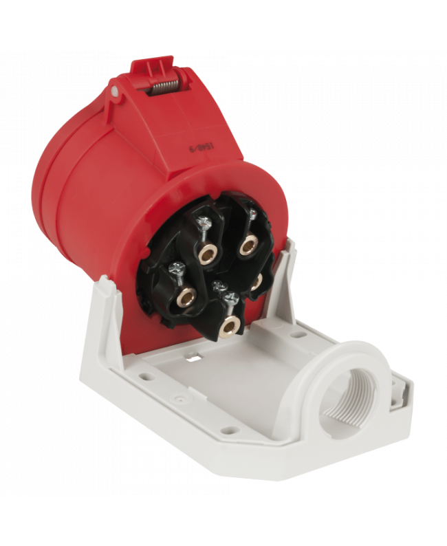 PCE CEE 16 A/400 V 5P Wallmount - female CEE Cable Connectors
