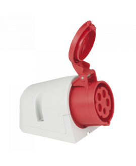 PCE CEE 16 A/400 V 5P Wallmount - female CEE Cable Connectors