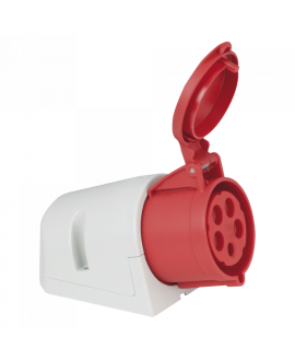 PCE CEE 32 A/400 V 5P Wallmount - female CEE Cable Connectors