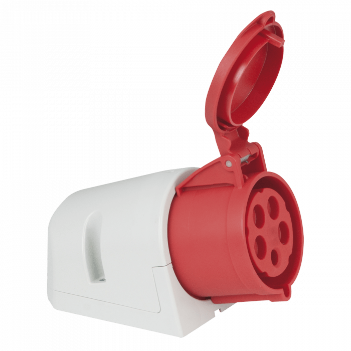 PCE CEE 32 A/400 V 5P Wallmount - female | CEE Cable Connectors