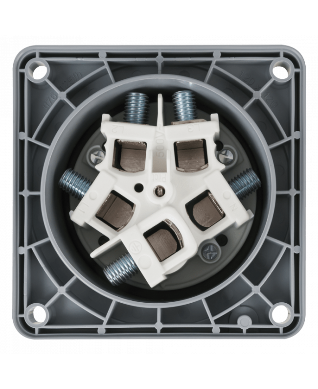 PCE CEE 125 A/400 V 5-pin Socket male CEE Cable Connectors