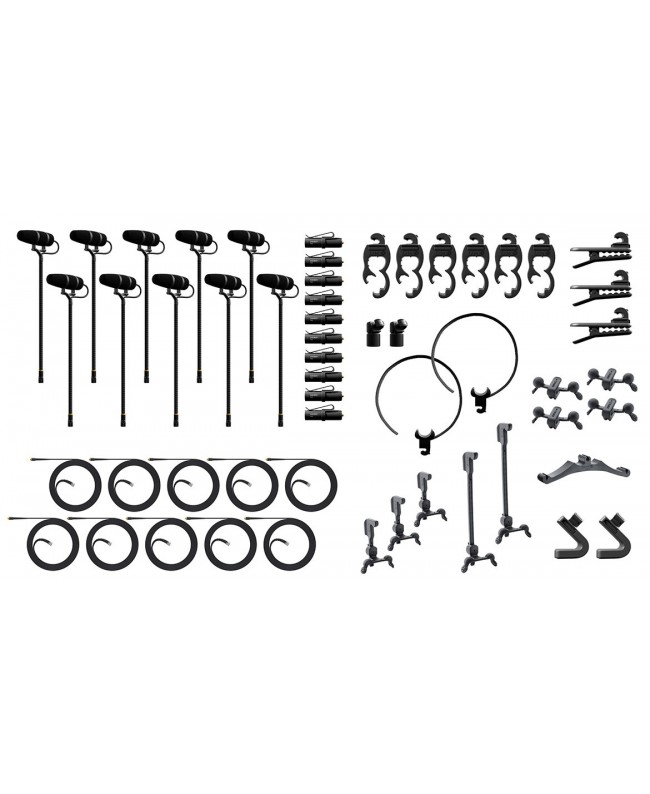 DPA 4099 Core Rock Touring Kit 10M Instrument Microphones