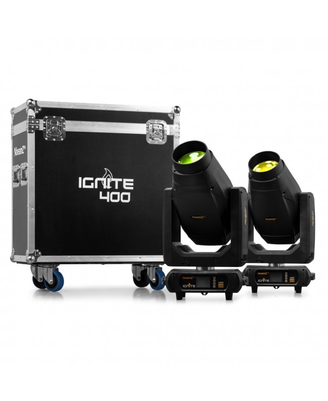 BeamZ IGNITE400LED with flight case Teste mobili Spot