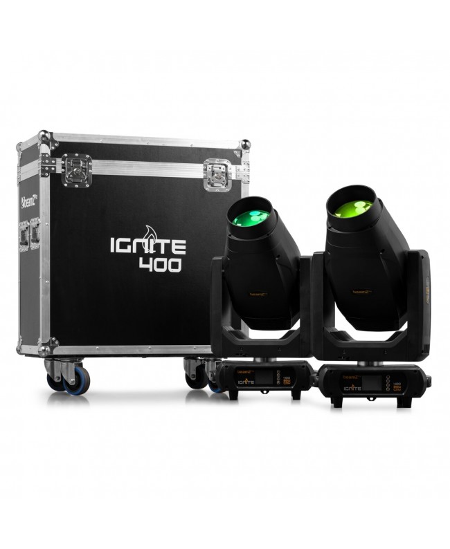 BeamZ IGNITE400LED with flight case Teste mobili Spot