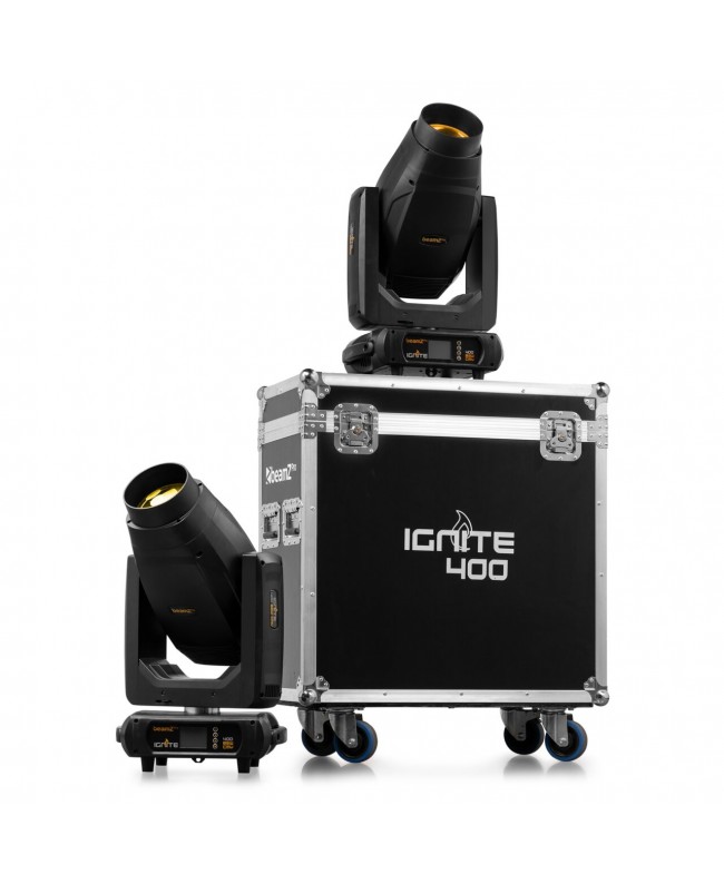 BeamZ IGNITE400LED with flight case Teste mobili Spot