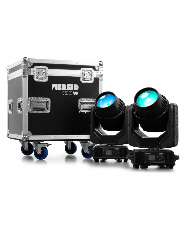 BeamZ NEREID120 with flightcase Teste mobili Beam
