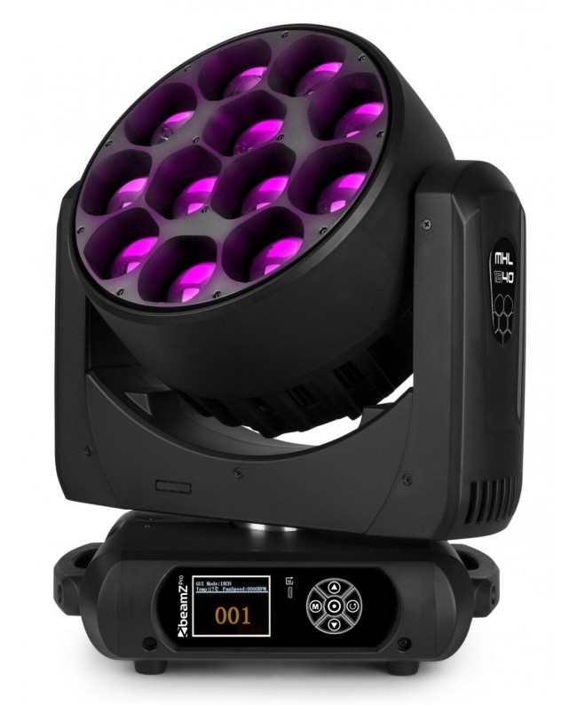 BeamZ MHL1240 Teste mobili Wash