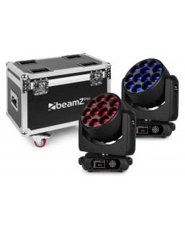 BeamZ MHL1240 with flightcase Movinglights Wash