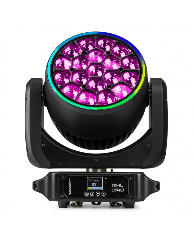 BeamZ MHL1940 LED with flightcase Teste mobili Wash