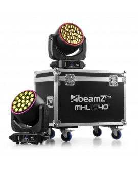 BeamZ MHL1940 LED with flightcase Teste mobili Wash