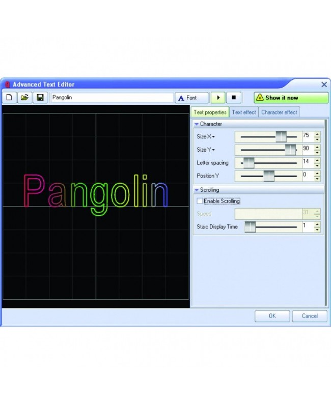 Pangolin FB4DMXQS Controller Software