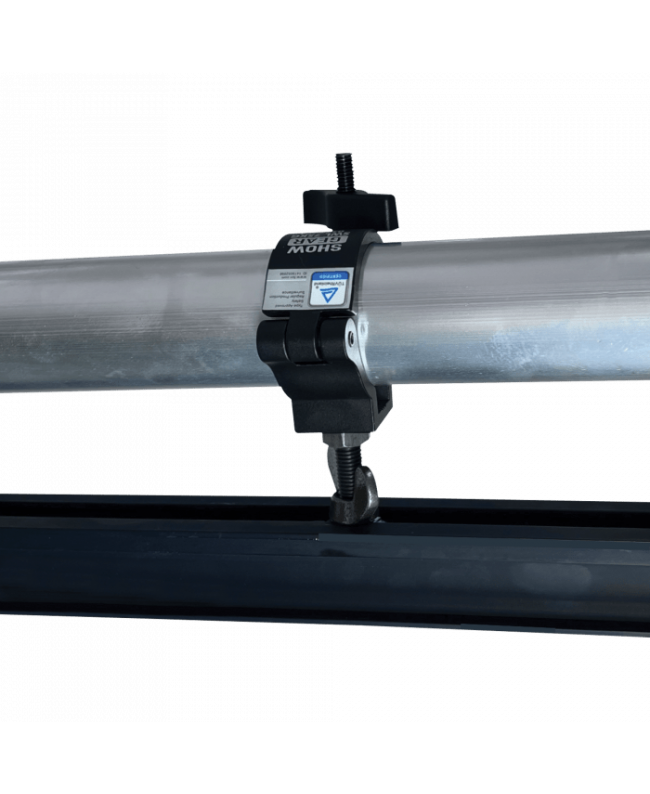 Wentex Eurotrack Halfcoupler mit schwarzer Schraube M10x3 5 und Gleitmutter Eurotrack