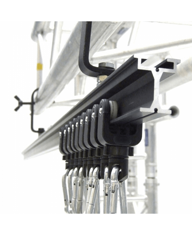 Wentex Eurotrack - Rail 2 m - Black Eurotrack