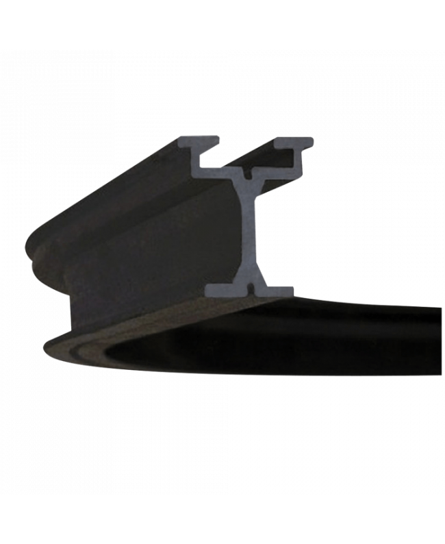 Wentex Eurotrack - Curve 90° 1 m - nero Eurotrack