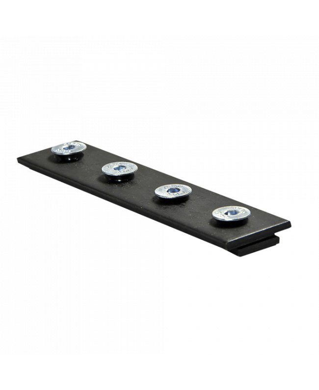Wentex Eurotrack Connection Strip, Black Eurotrack