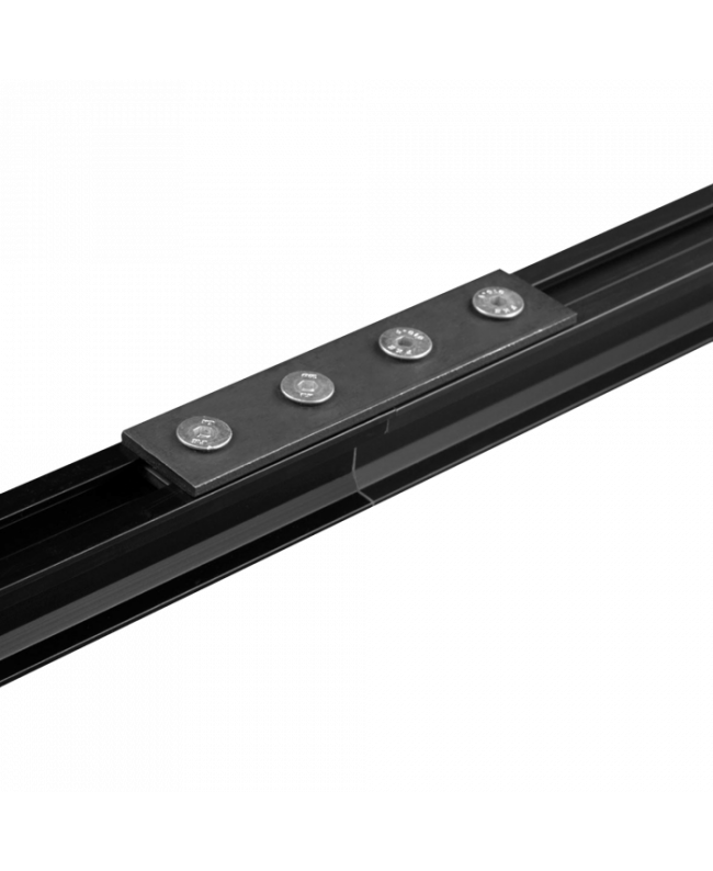 Wentex Eurotrack Connection Strip, Black Eurotrack