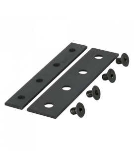 Wentex Eurotrack Connection Strip, Black Eurotrack