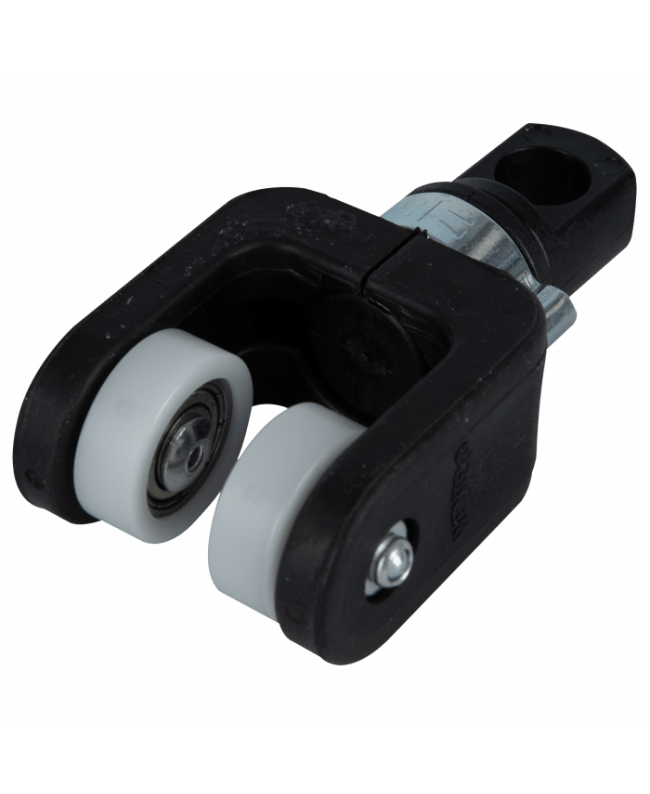 Wentex Eurotrack - rotelle - 2 ruote, nero Eurotrack