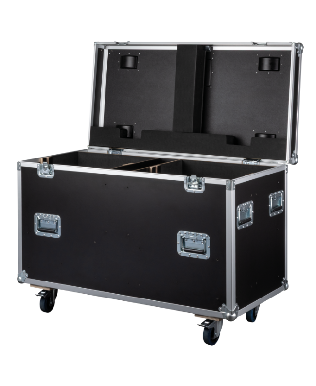 Showtec Flight case for 2x Showtec Goliath Cases for spotlights
