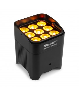 Beamz BBP59 Battery Uplight Par 9x 12W Outdoor Fari LED a batteria