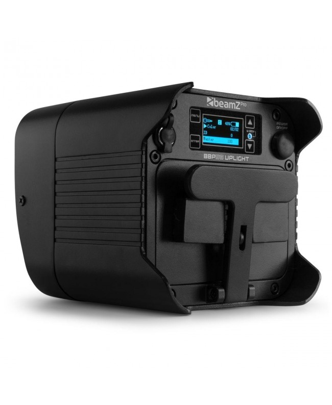 Beamz BBP59 Battery Uplight Par 9x 12W Outdoor Fari LED a batteria