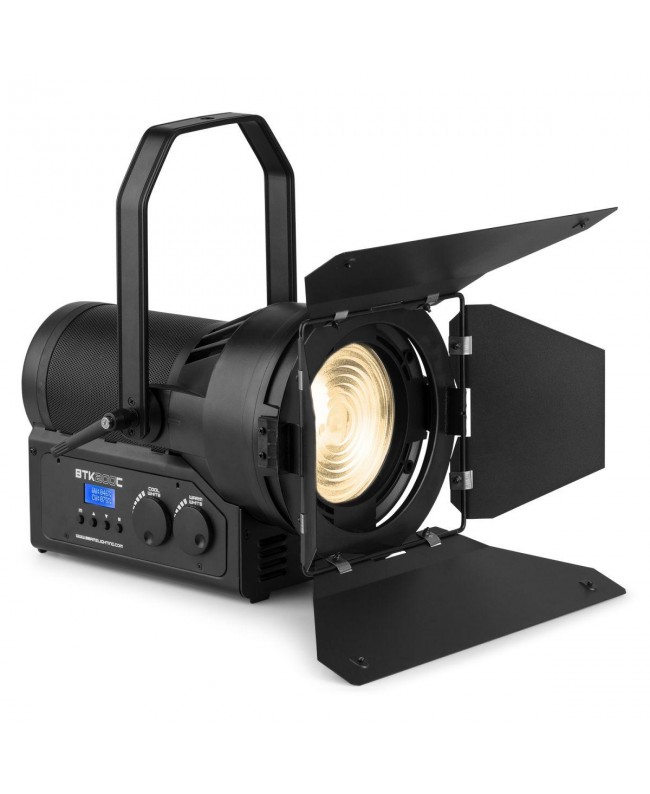 Beamz BTK200C Fresnel 200W CW/WW manual zoom Fari Fresnel
