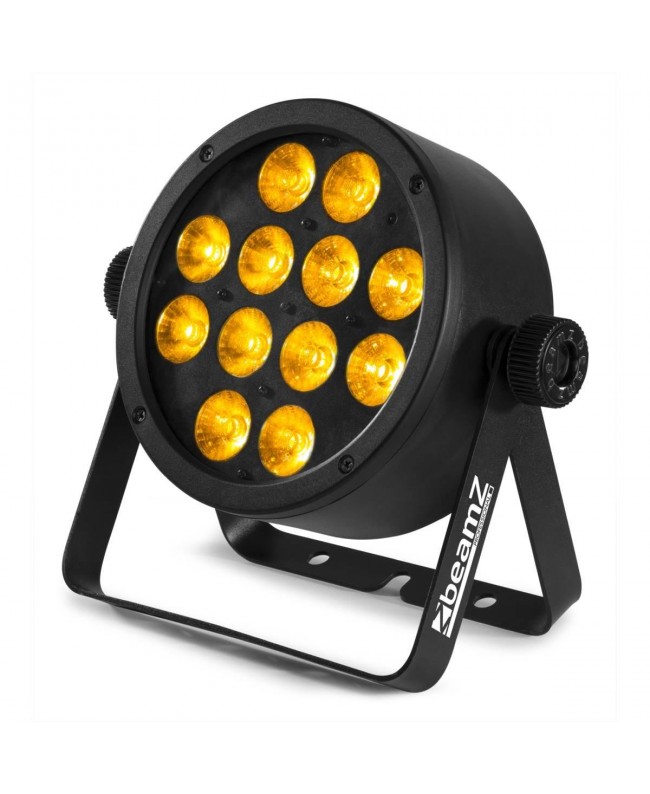 Beamz BAC306 ProPar Alu12 x12W6-1RGBWA-UV LED PAR
