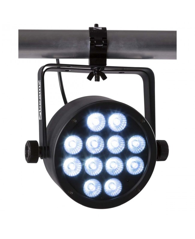 Beamz BAC306 ProPar Alu12 x12W6-1RGBWA-UV LED PAR
