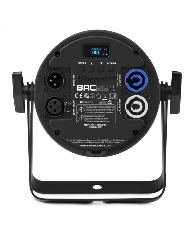 Beamz BAC324 LED ProPar RGBWA-UV LED PAR
